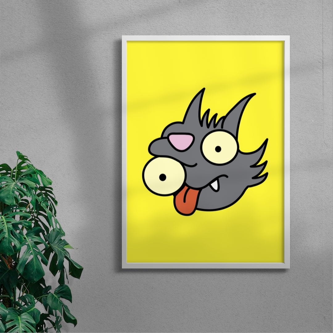 Picasso Scratchy contemporary wall art print by Ignorance1 - sold by DROOL