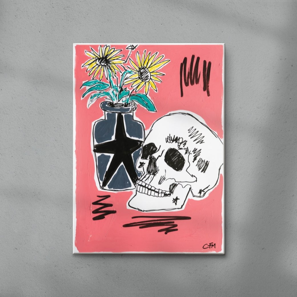 Certainty contemporary wall art print by Caitlin Flood-Molyneux - sold by DROOL