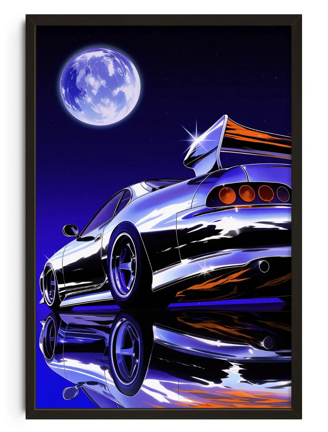 Lunar Apex contemporary art print by dolorsilentium - sold by DROOL