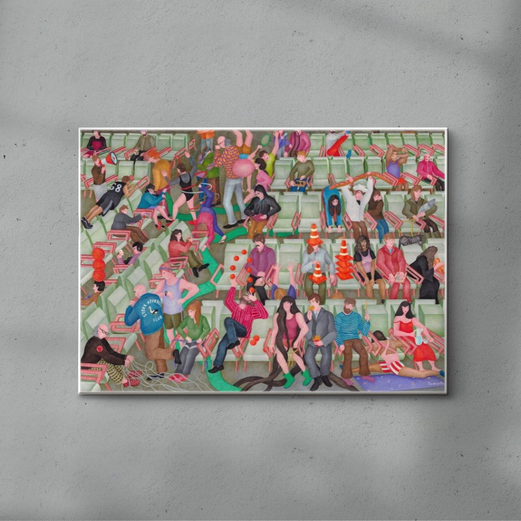 World Records' Waiting Room contemporary wall art print by Daukantė - sold by DROOL