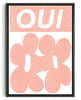 Cargar imagen en el visor de la galería, Oui contemporary canvas art print by Sara Cristina Moser - sold by DROOL