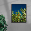 MANDARINE contemporary wall art print by Gregory Tauziac - sold by DROOL