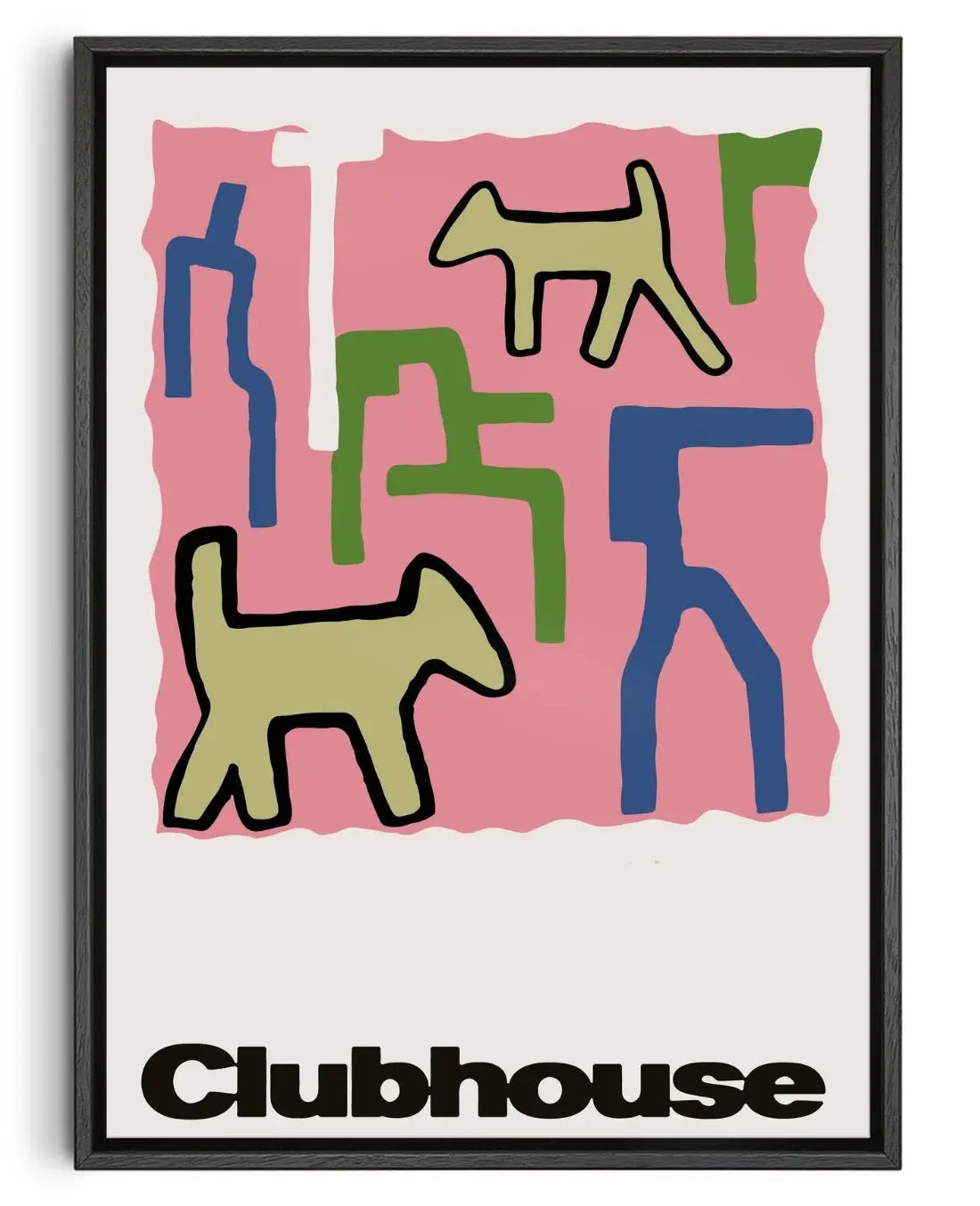 Clubhouse (2) contemporary wall art print by Will Da Costa - sold by DROOL