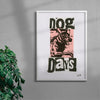 Dog Days contemporary wall art print by Caitlin Flood-Molyneux - sold by DROOL