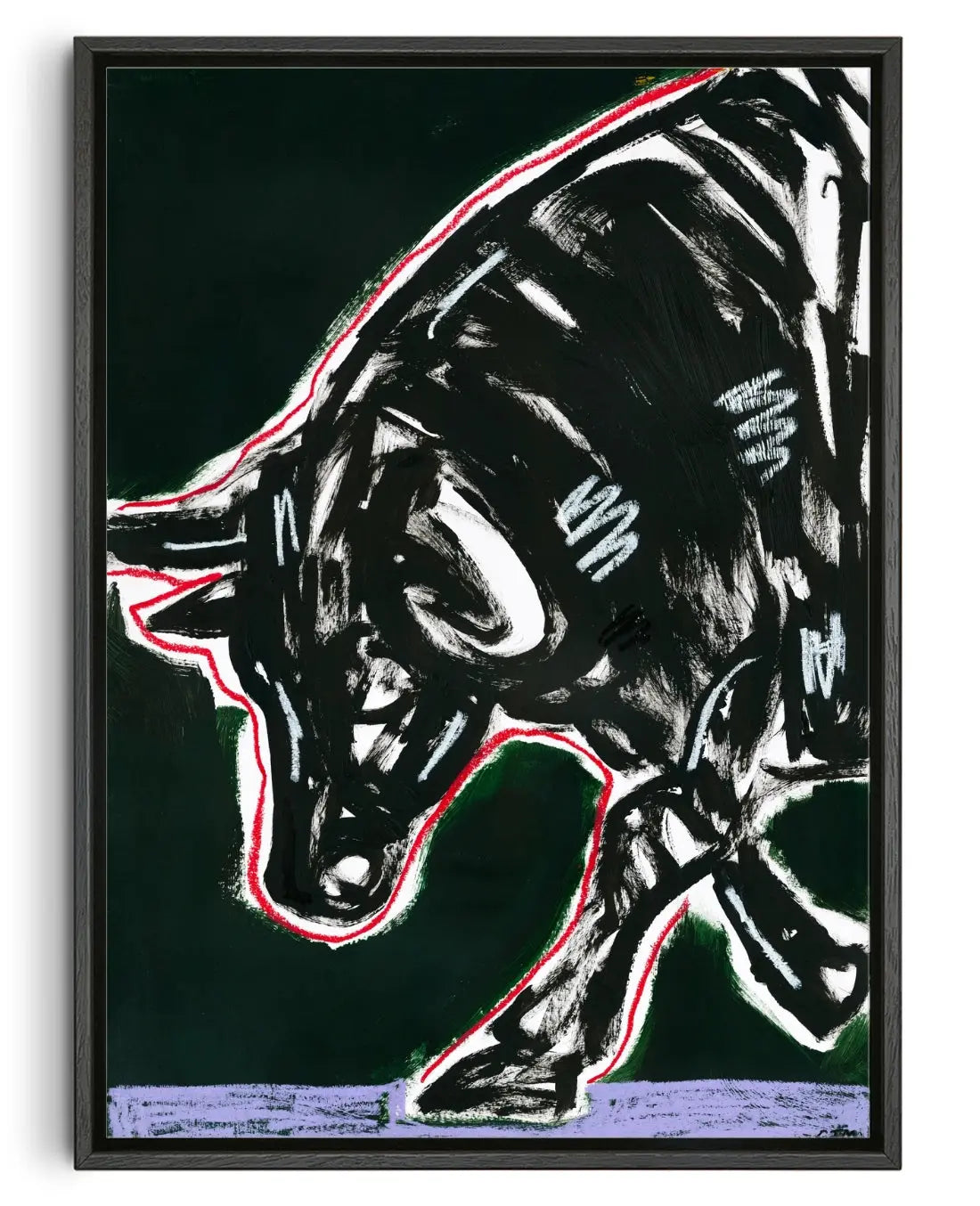 Ignition contemporary canvas print by Caitlin Flood-Molyneux - sold by DROOL