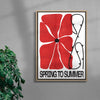 Spring to Summer contemporary wall art print by Alexander Khabbazi - sold by DROOL