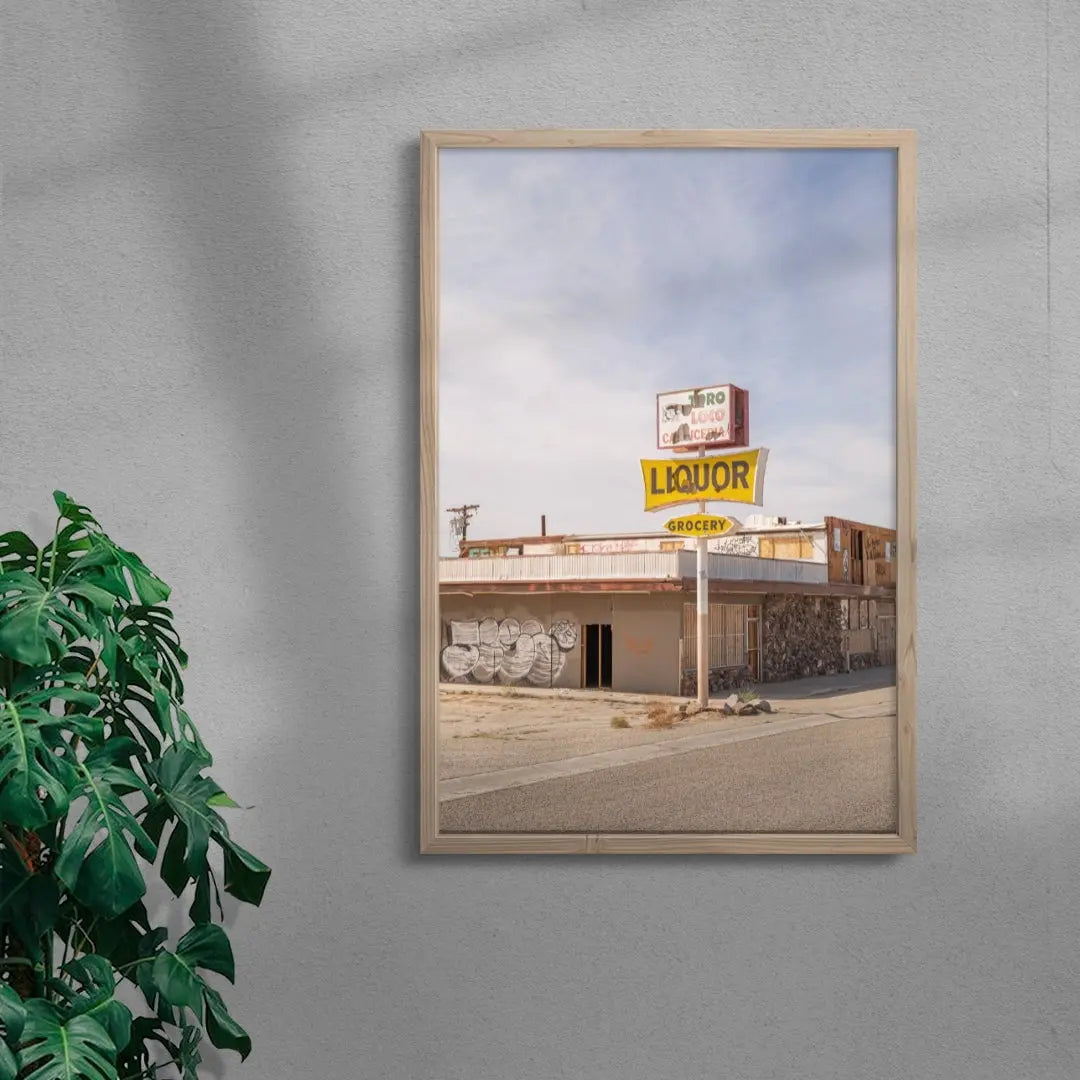 Abandoned Liquor contemporary wall art print by Steven Clouse - sold by DROOL