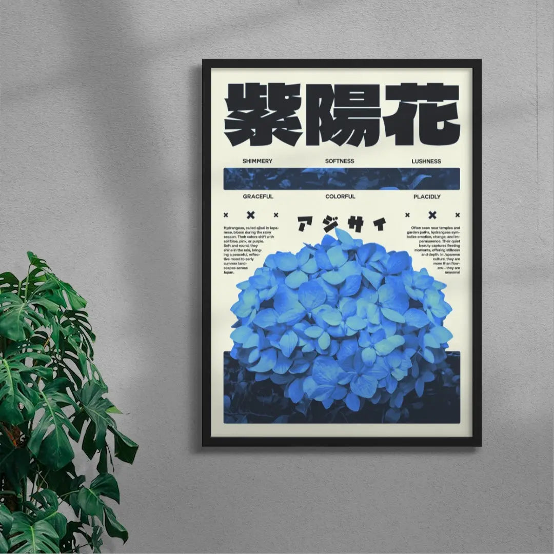 Hydrangea Poster
