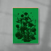 Greenness contemporary wall art print by Juan Sebastián Rosillo - sold by DROOL