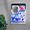 Alive contemporary wall art print by Morgan Hislop - sold by DROOL