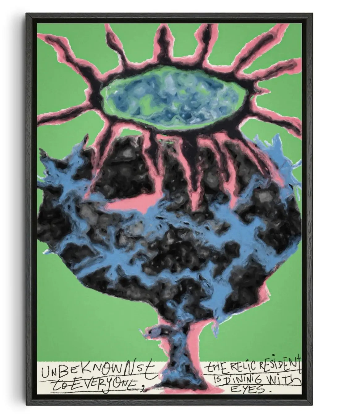 Always looking at you contemporary wall art print by Jorge Santos - sold by DROOL