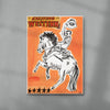 Wild West contemporary wall art print by Caitlin Flood-Molyneux - sold by DROOL