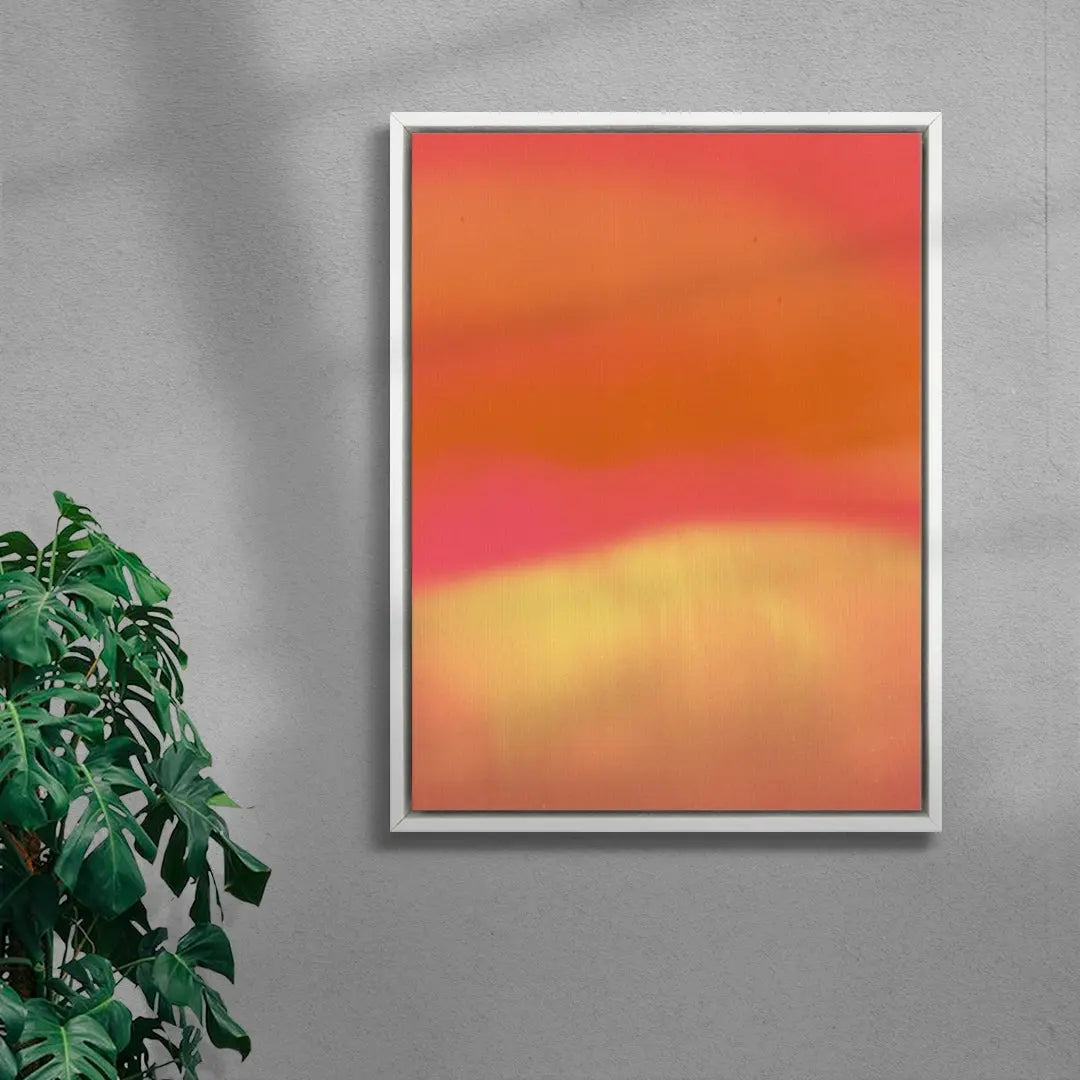 Abstract landscape in vivid colors