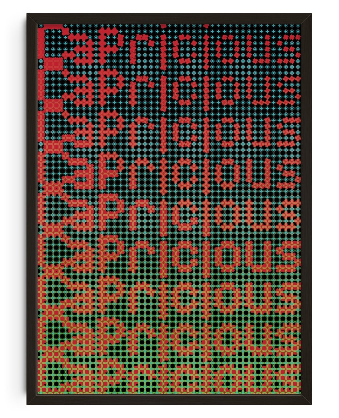 Poster 227 (Capricious) contemporary wall art print by Gang Buron-Yi - sold by DROOL