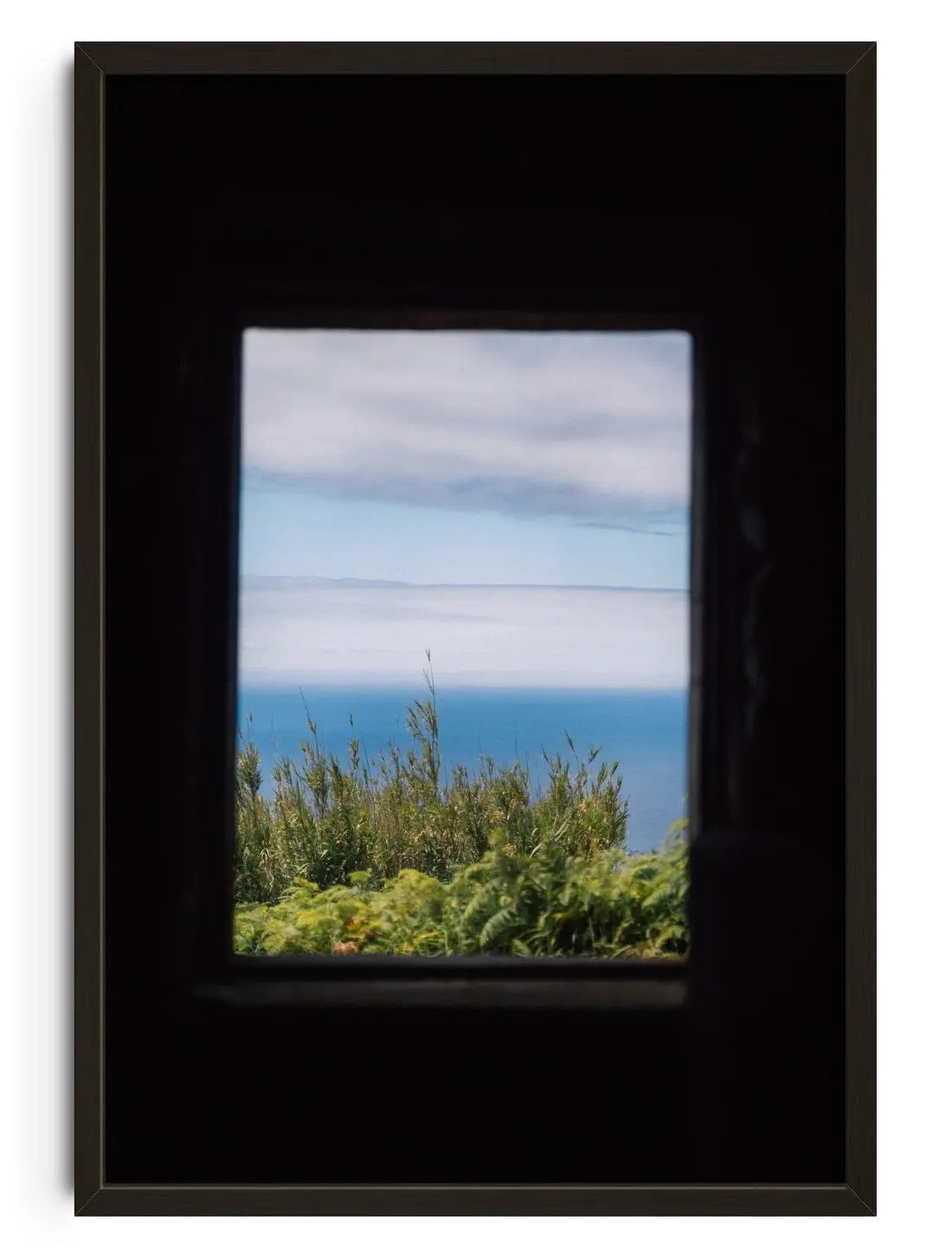 Afternoon Blue contemporary wall art print by Robin Knuth - sold by DROOL