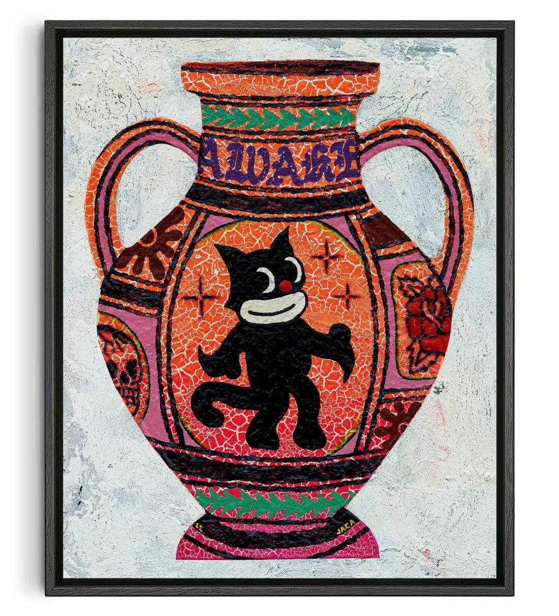 Pot 20 contemporary wall art print by Julien Jaca - sold by DROOL