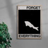 FORGET EVERYTHING contemporary wall art print by Brad Mead - sold by DROOL