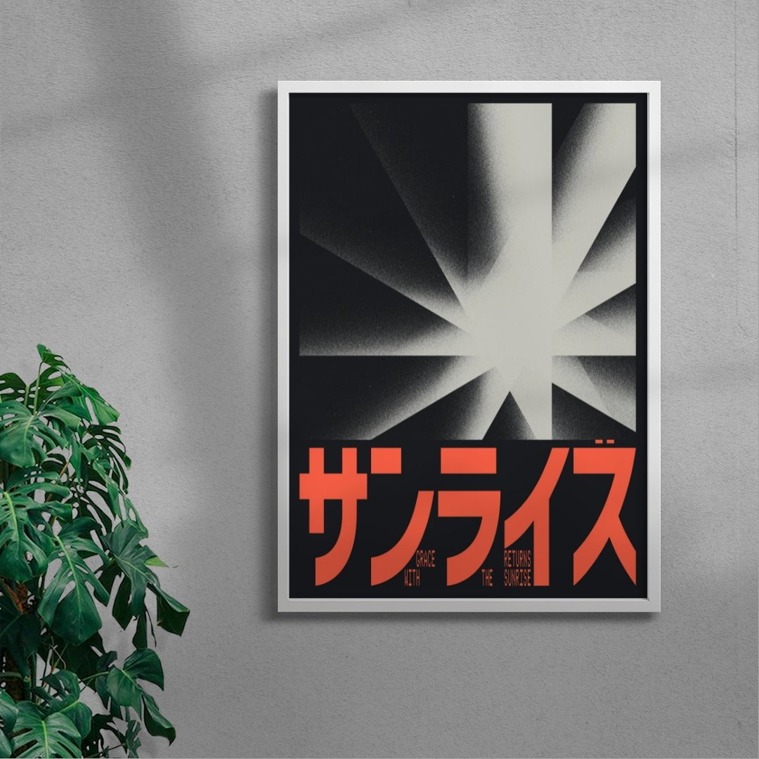 SANRAIZU contemporary wall art print by Xtian Miller - sold by DROOL