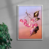 Colour Is Not For Domestication contemporary wall art print by Alex Valentina - sold by DROOL
