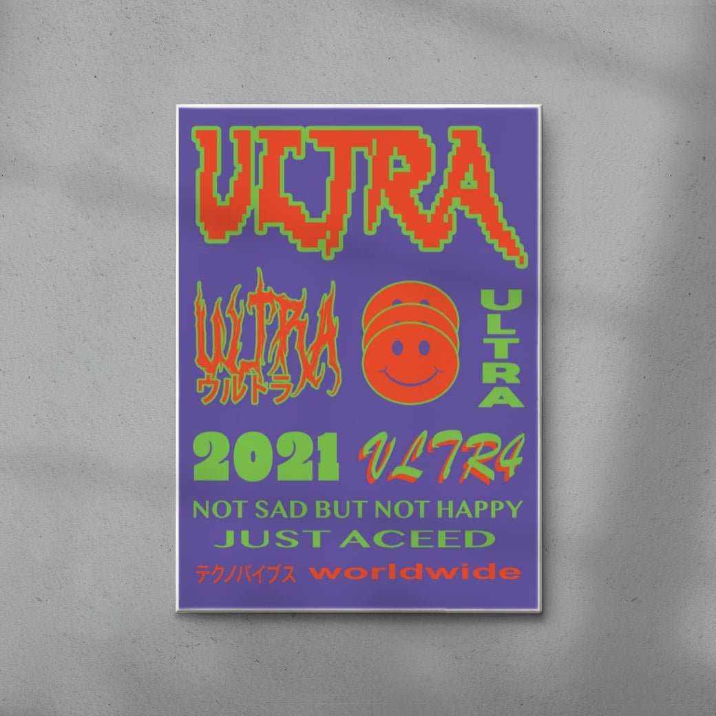 ULTRA contemporary wall art print by Ignorance1 - sold by DROOL