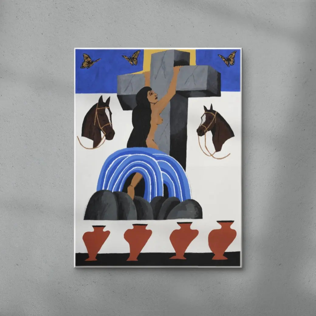 Rock Of Ages contemporary wall art print by Colby Edwards - sold by DROOL