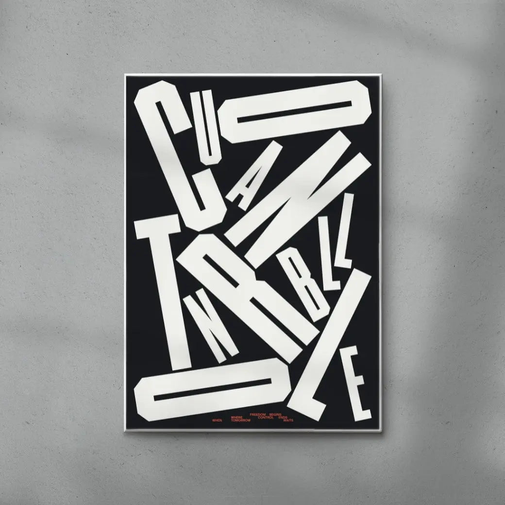 UNCONTROLLABLE contemporary wall art print by Xtian Miller - sold by DROOL