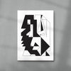 MILO contemporary wall art print by Przemek Bizoń - sold by DROOL