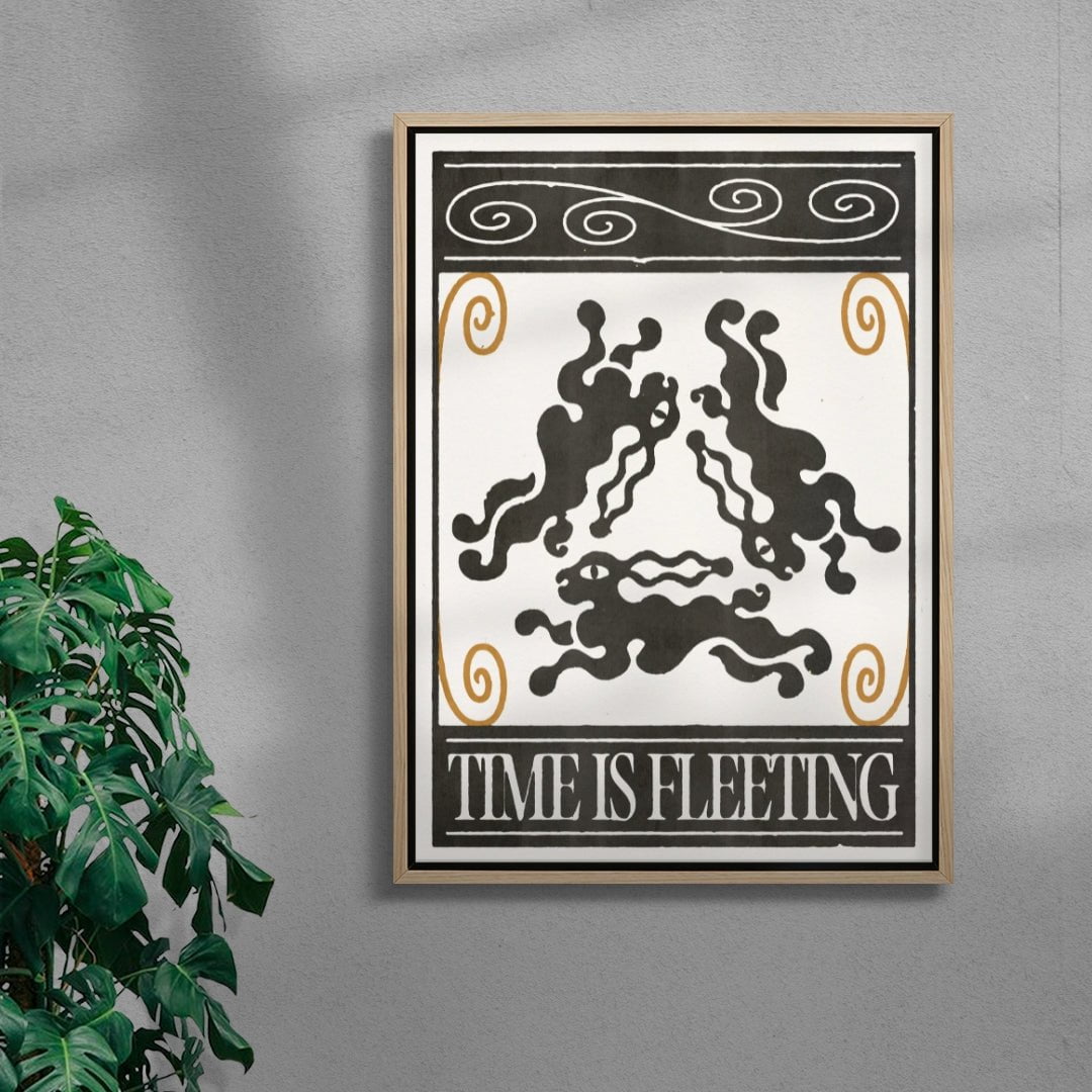 Time Is Fleeting contemporary wall art print by Alexander Khabbazi - sold by DROOL