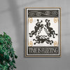 Time Is Fleeting contemporary wall art print by Alexander Khabbazi - sold by DROOL