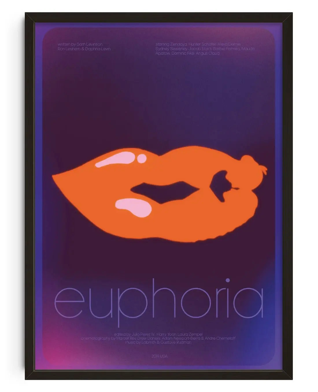 Euphoria contemporary wall art print by Justyna Frąckiewicz - sold by DROOL