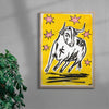 Flee contemporary wall art print by Caitlin Flood-Molyneux - sold by DROOL