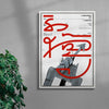 Loneliness has a compass of its own contemporary wall art print by cloud.cb - sold by DROOL