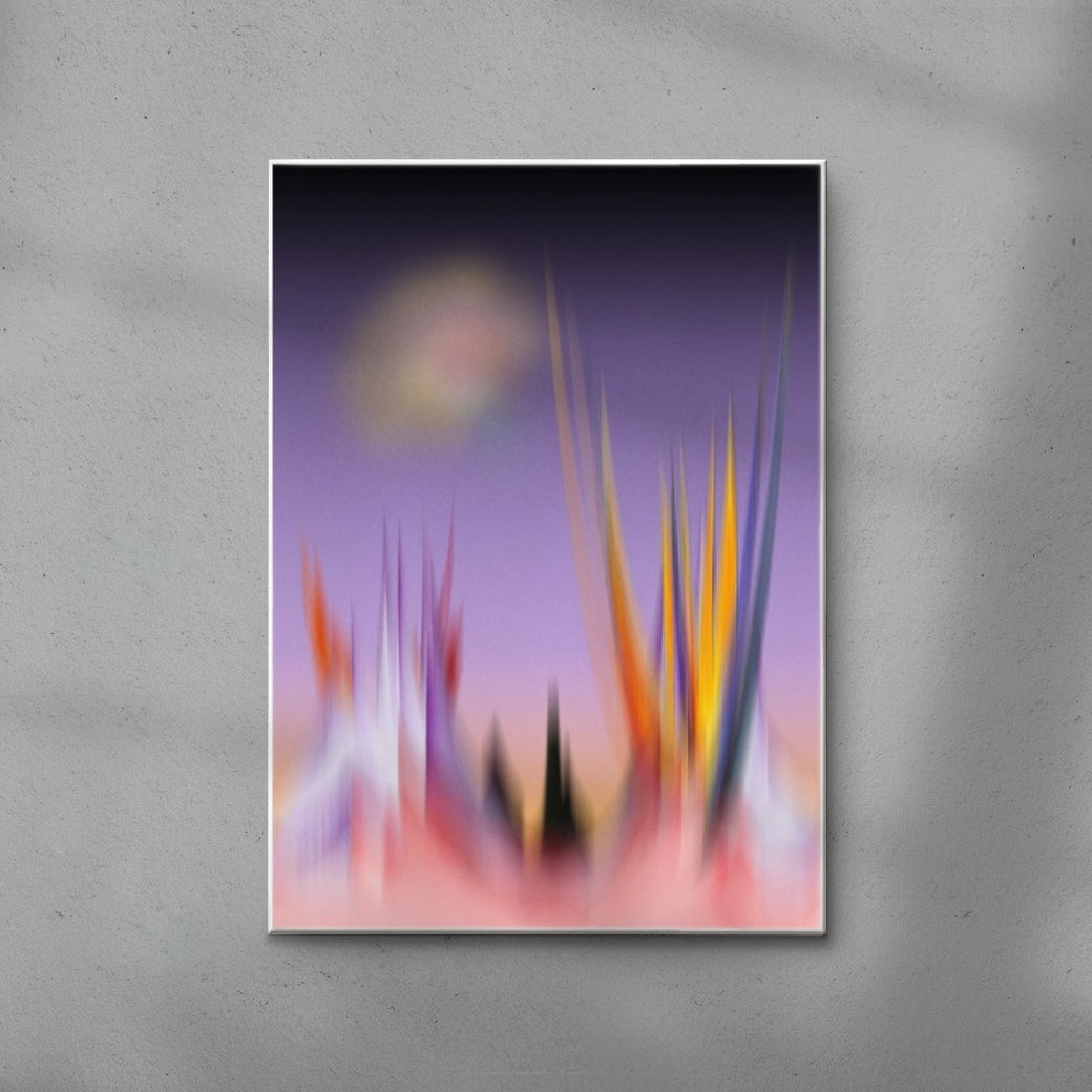 Oasis contemporary wall art print by HIRA.vision - sold by DROOL