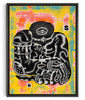 Load image into Gallery viewer, The Schemer contemporary wall art print by LINWENXIN - sold by DROOL