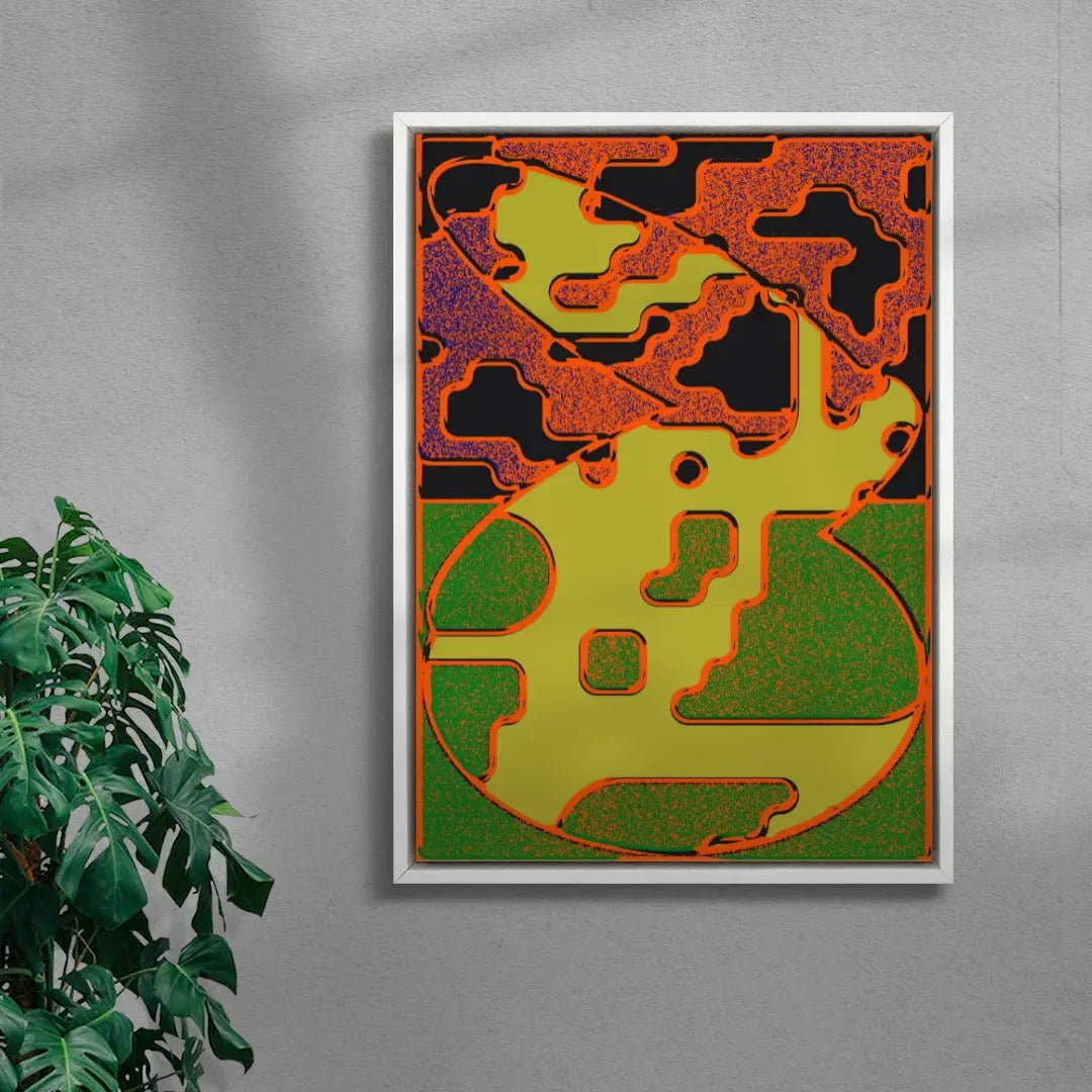Shape & Color Study One contemporary wall art print by Casiel Checoni - sold by DROOL