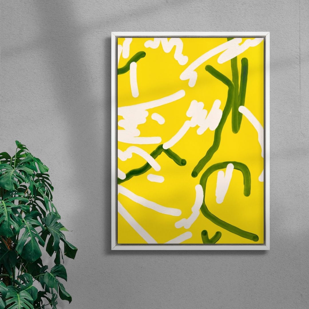 Warm Earth contemporary wall art print by Jenny Beard - sold by DROOL