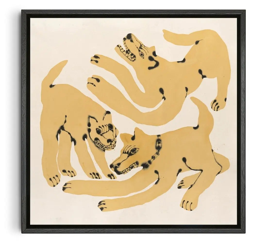 Play / Fight contemporary wall art print by Kwonny - sold by DROOL