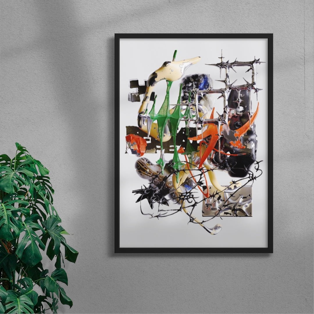 Noise Kit contemporary wall art print by Kitasavi - sold by DROOL