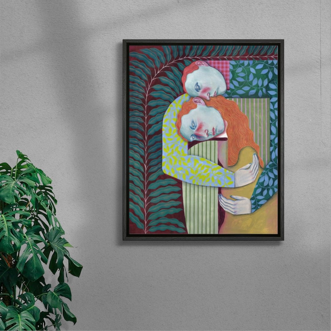 In Your Arms contemporary wall art print by Carla Petelski - sold by DROOL