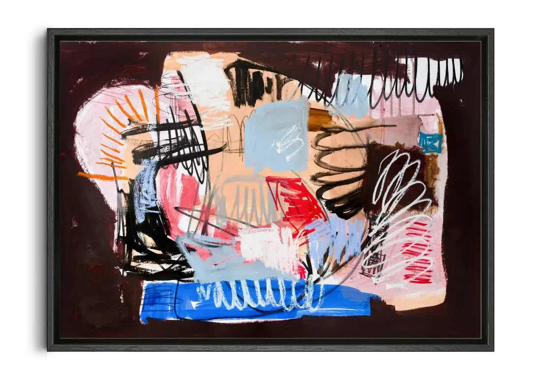 Abstract Thoughts contemporary canvas print by Caitlin Flood-Molyneux - sold by DROOL