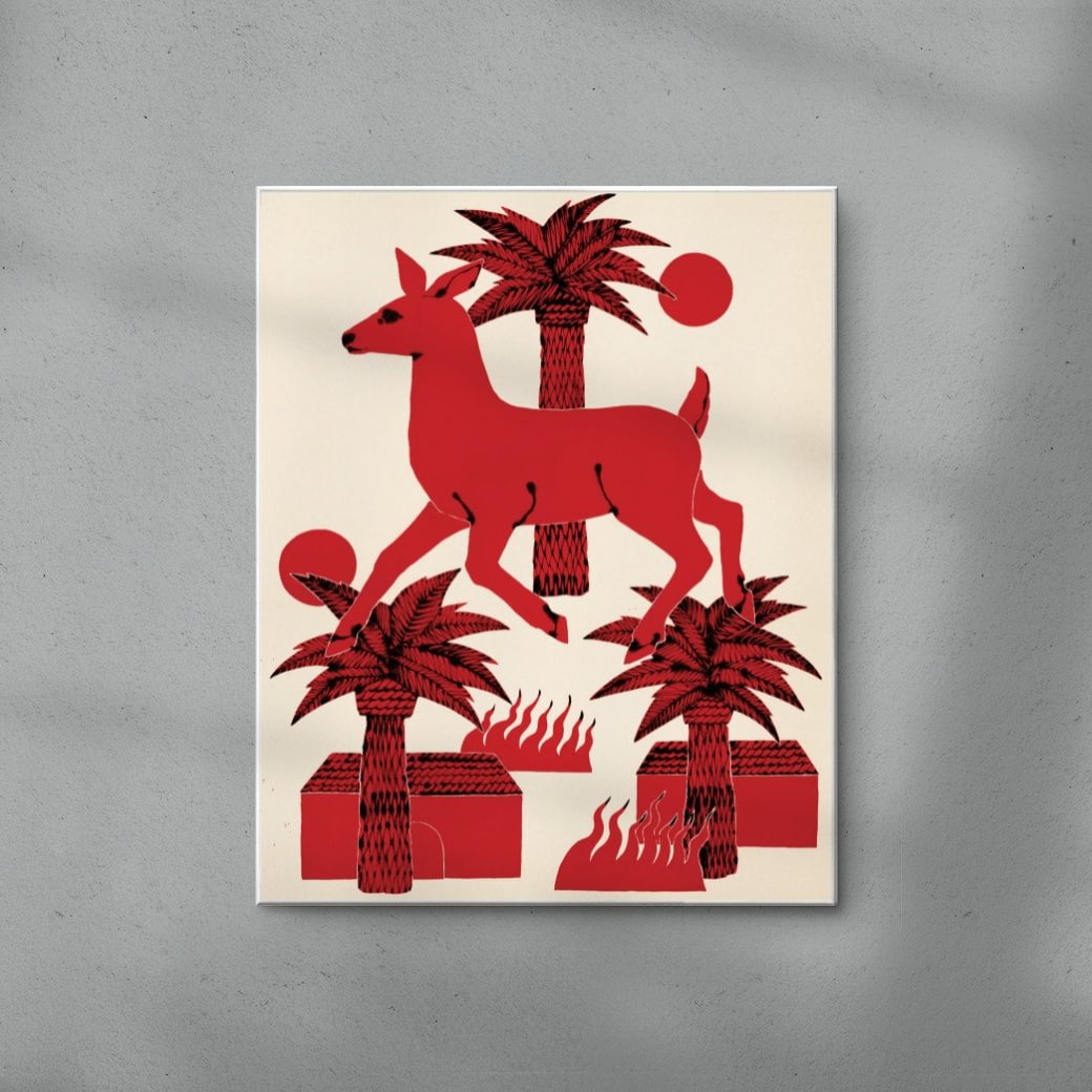 Before the Smoke contemporary wall art print by Kwonny - sold by DROOL