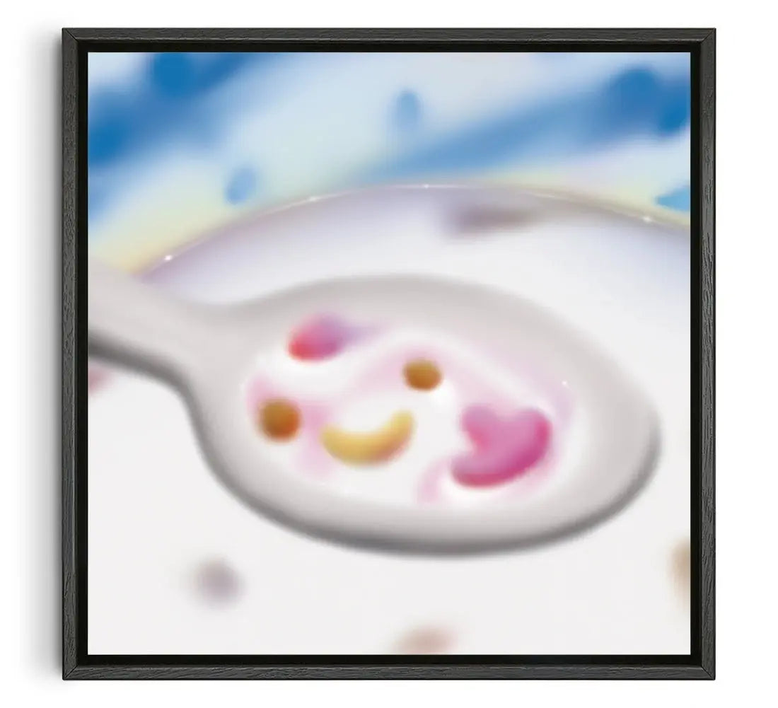 Spoonful contemporary wall art print by Oriane Jeanselme - sold by DROOL