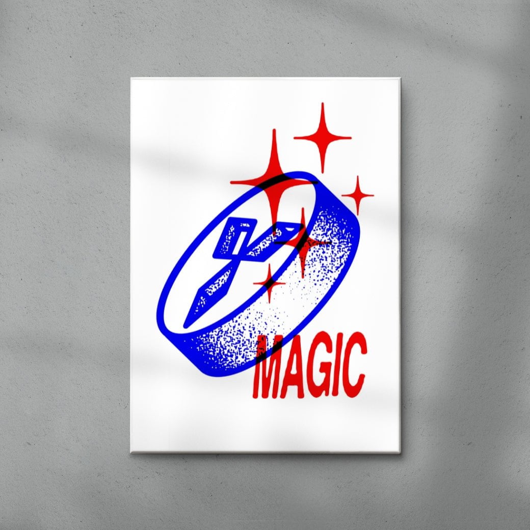 Magic contemporary wall art print by Jiro Bevis - sold by DROOL