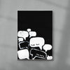 Talk Less, Say More contemporary wall art print by Ciara Wade - sold by DROOL