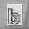 b contemporary wall art print by Brad Mead - sold by DROOL