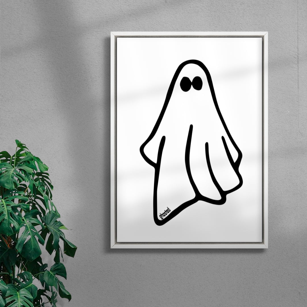 Ghosted contemporary wall art print by Adam Foster - sold by DROOL