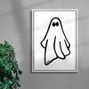Ghosted contemporary wall art print by Adam Foster - sold by DROOL