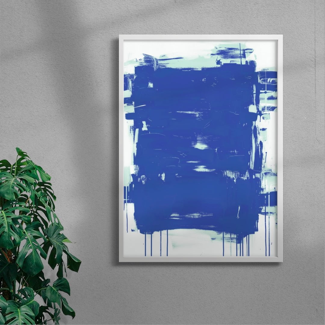 Block contemporary wall art print by Dom Russo - sold by DROOL