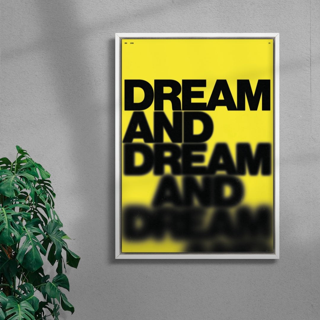 DREAM contemporary wall art print by Brad Mead - sold by DROOL