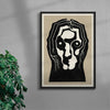 Pilgrim contemporary wall art print by Henrik Delehag - sold by DROOL